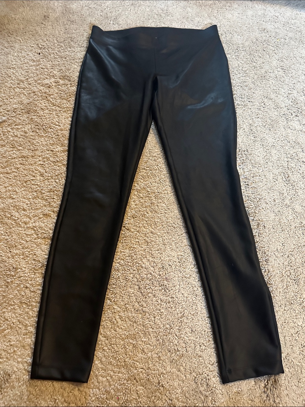 Express Black Faux Leather Leggings